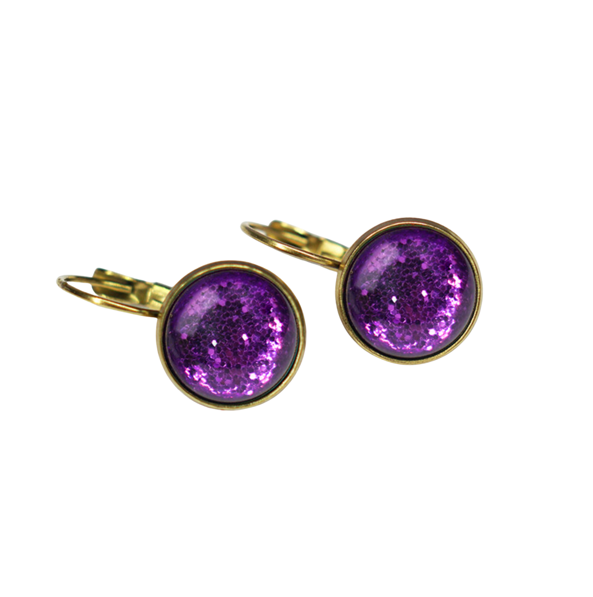 Dots Violet Glitter
