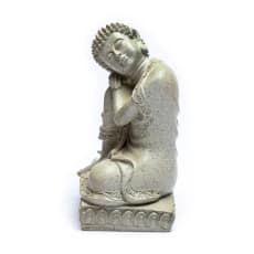 Sovende Buddha m. fyrfadsstage