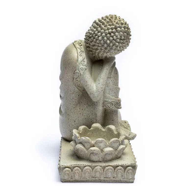 Sovende Buddha m. fyrfadsstage