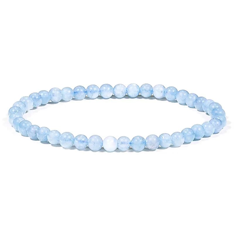 Armbånd, Aquamarin - 4mm