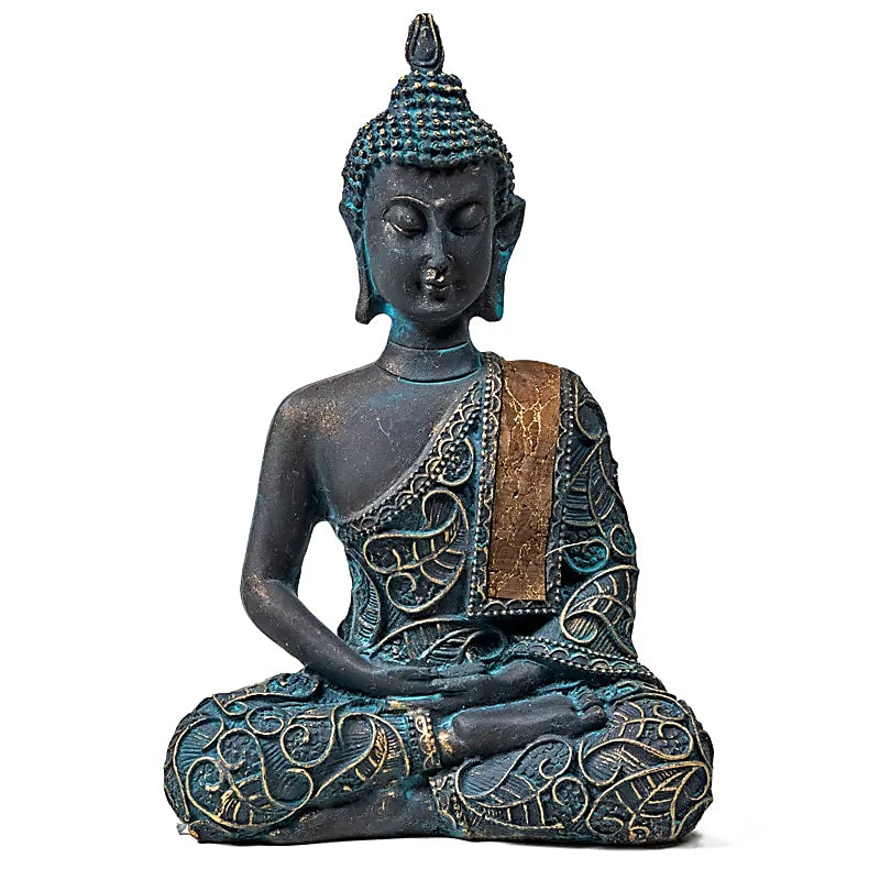 Mediterende Buddha - Antique Look