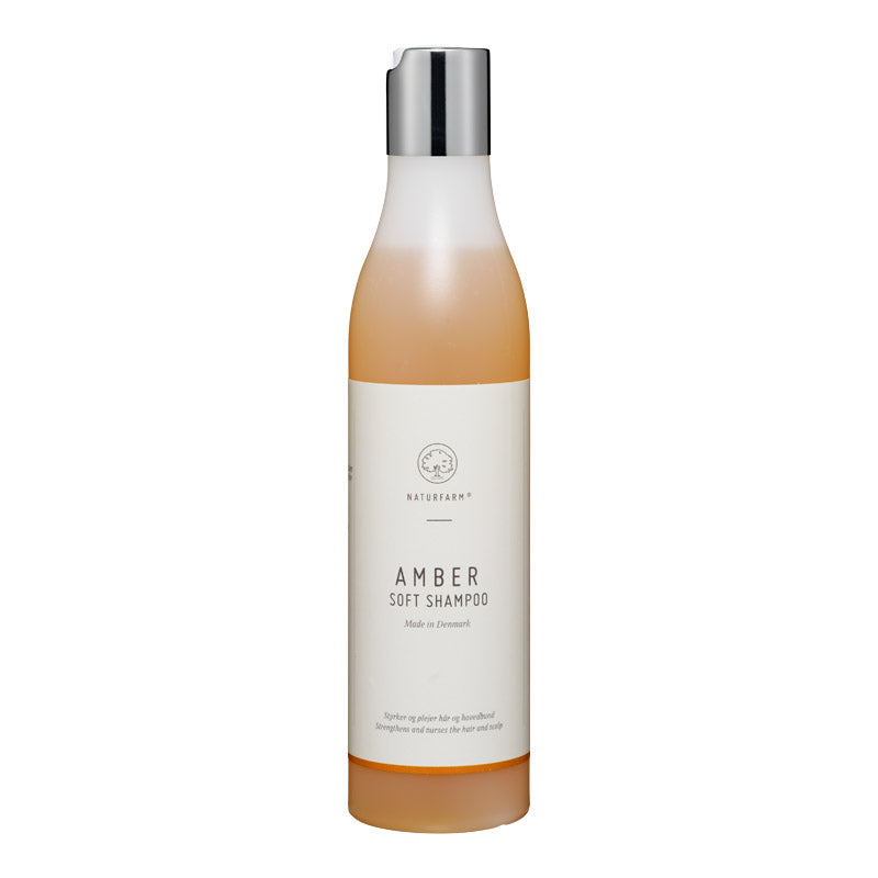 Amber Soft Shampoo - 250 ml. Styrker og plejer hår og hovedbund.